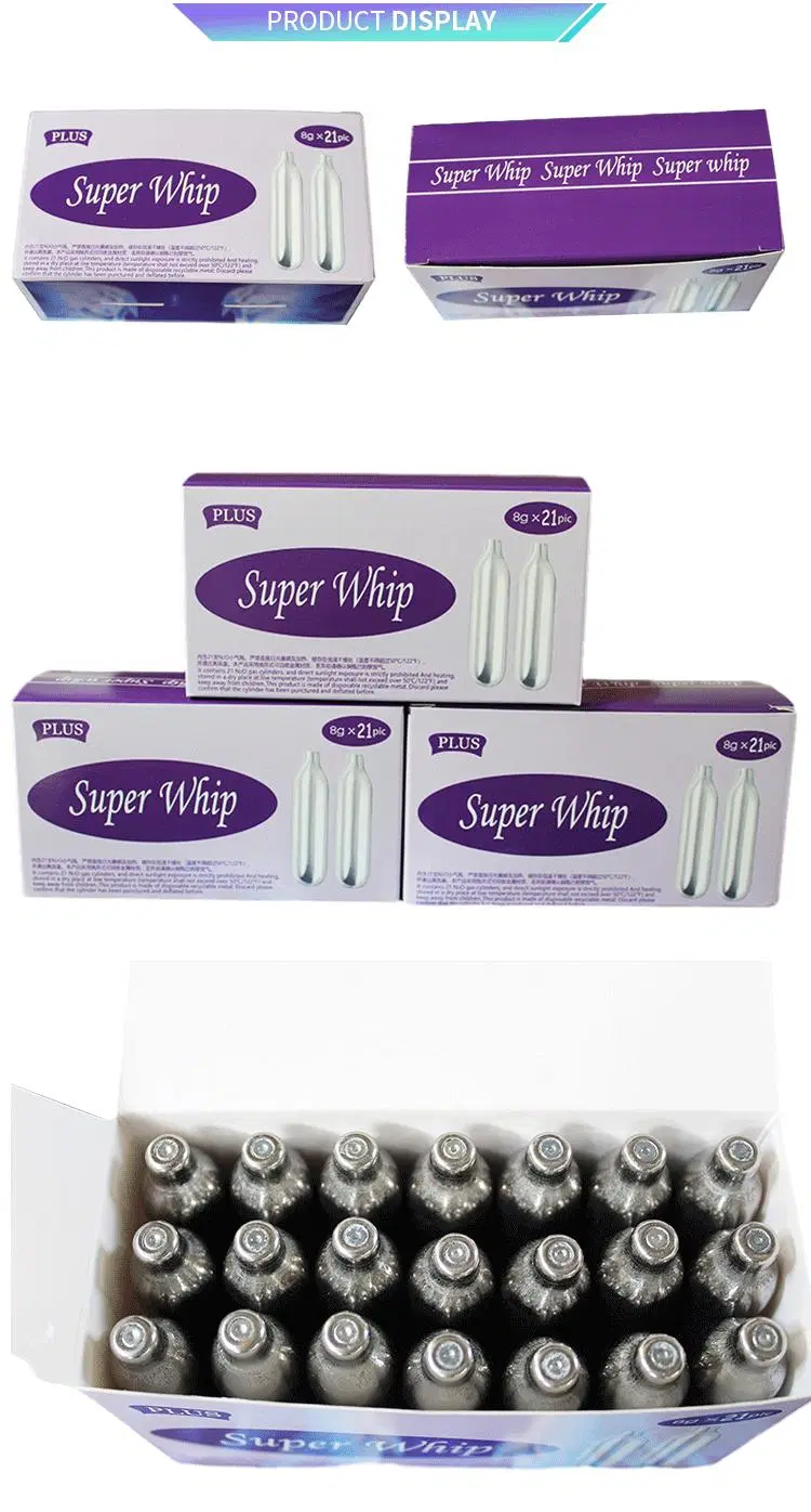 Wholesale Customized Fast Gas Whipped Cream Charger 580g N2o Nitrogen Oxide