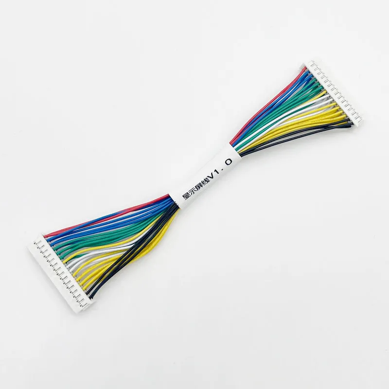 Procesamiento de equipo interno personalizado, arnés 2,0, doble fila, cerradura de puerta inteligente, conexión de Terminal, cable de enchufe